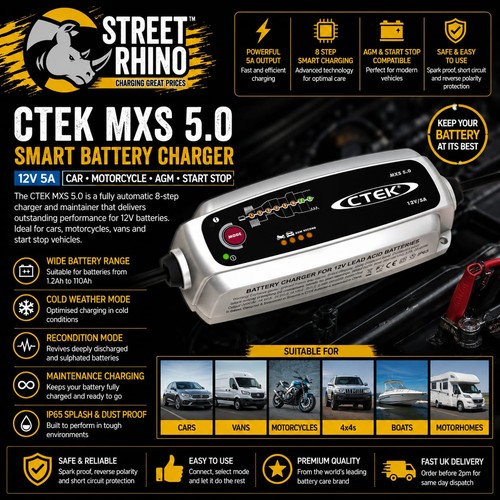 Ctek mxs smart battery - mxs,