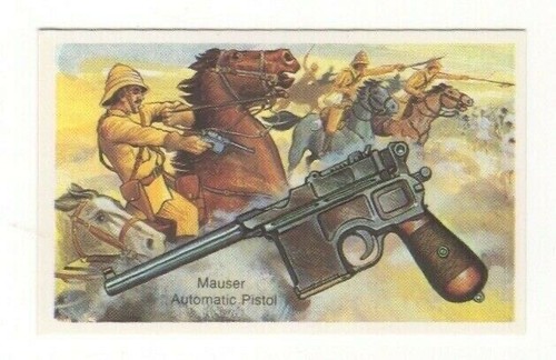 1982 firearm card - firearm, mauser