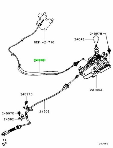 Cable gear shift - gear, for
